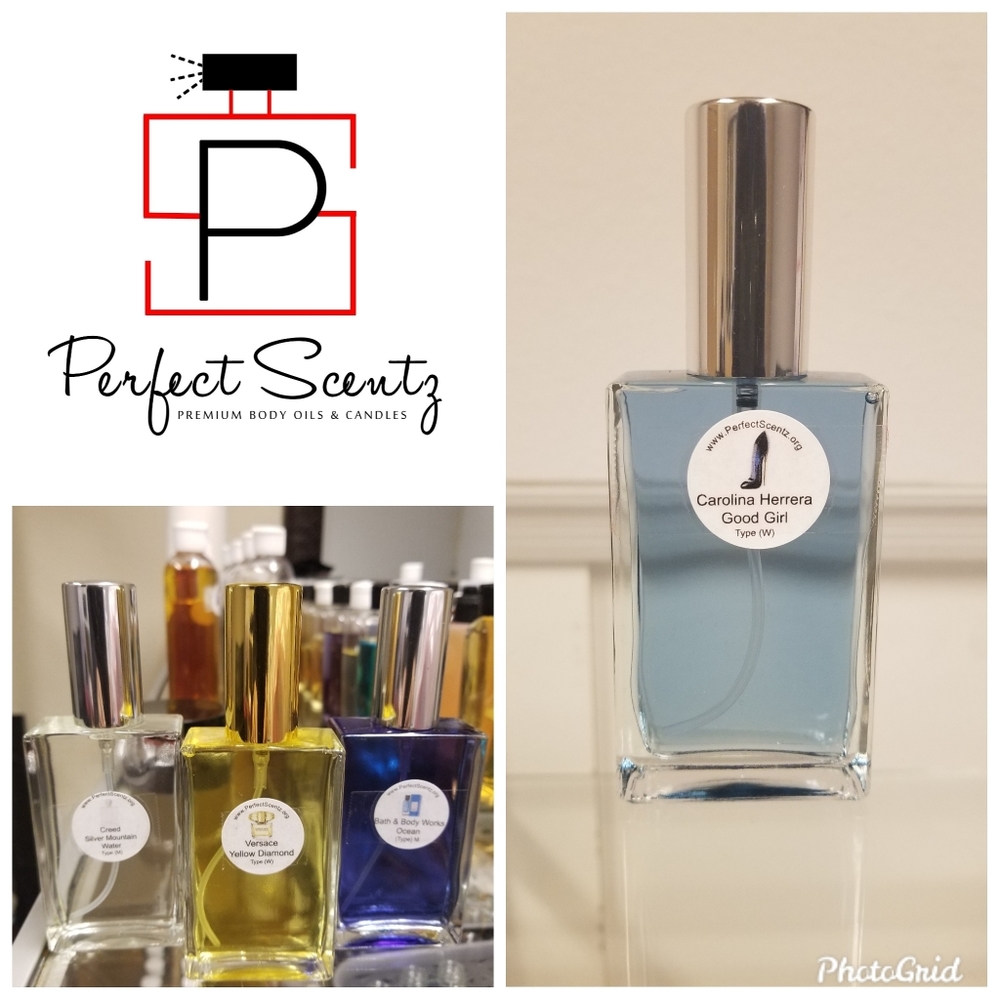 2oz Glass Fragrance Body Oil Aroma